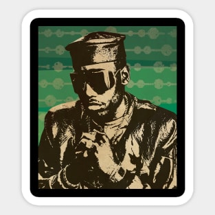 Kool Moe Dee // Retro Poster Hiphop Sticker